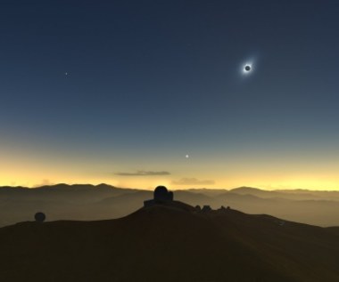 Całkowite zaćmienie Słońca w 2019 r. w Obserwatorium La Silla
