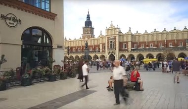 Cały urok pięknego Krakowa uchwycony smartfonem na filmie w technice hyperlapse