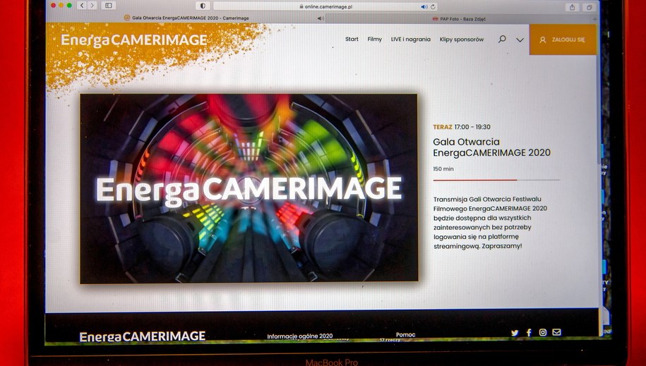 Camerimage w tym roku tylko w wersji online /\Tytus Żmijewski /PAP