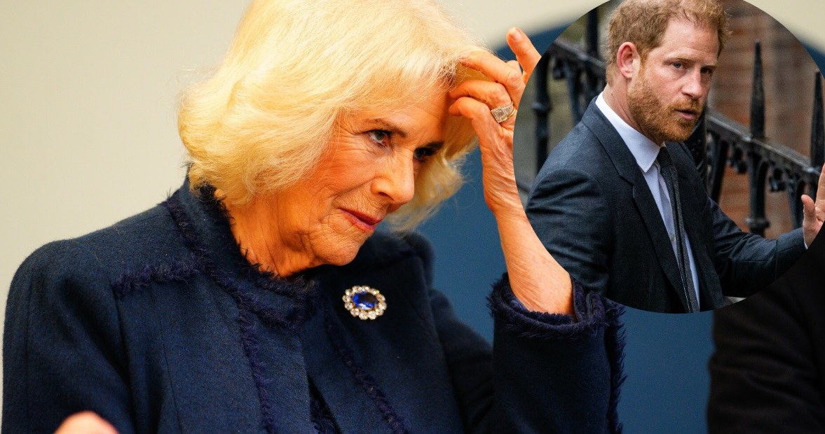 Camilla Parker-Bowles i książę Harry /Ben Birchall/Press Association/East News; Marcin Nowak/REPORTER /East News