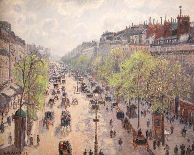 Camille Pissarro "Boulevard Montmartre" (1897) /AFP