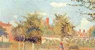 Camille Pissarro, Kobieta w ogrodzie, 1887 /Encyklopedia Internautica