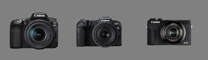 Canon EOS 90D, Canon EOS RP i Canon PowerShot G7X Mark III /materiały prasowe