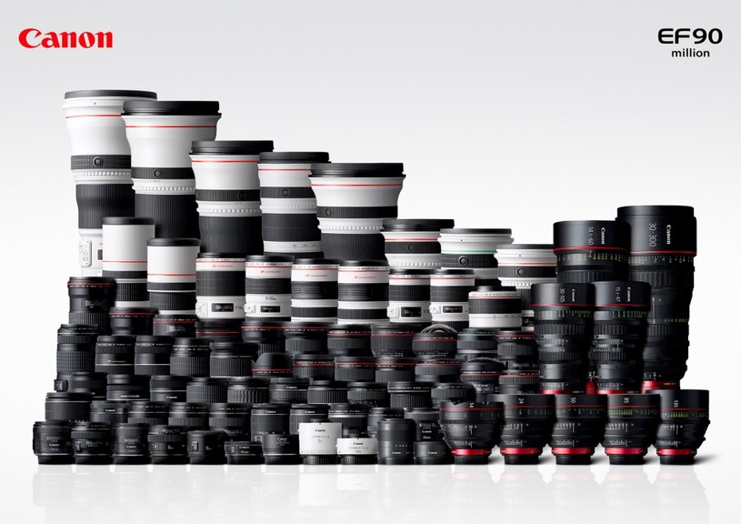 Canon wyprodukował 90 mln sztuk obiektywów EF /materiały prasowe