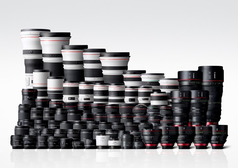 Canon wyprodukował ponad  100 mln wymiennych obiektywów. /materiały prasowe
