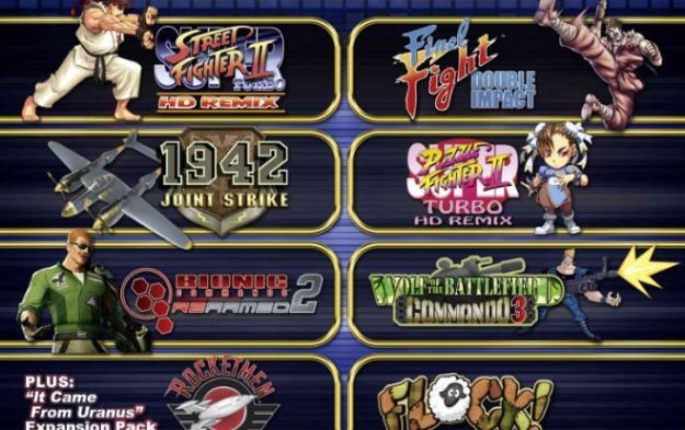 Capcom Digital Collection - motyw graficzny /Informacja prasowa