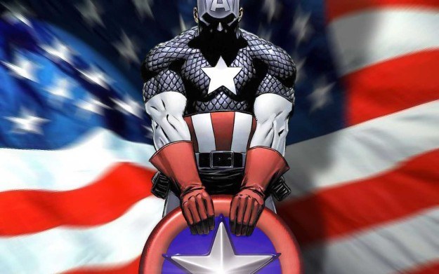 Captain America - motyw graficzny /Informacja prasowa