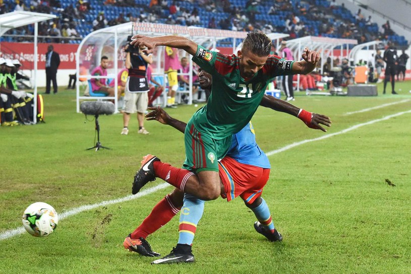 Carcela-Gonzalez w barwach reprezentacji Maroka podczas Pucharu Narodów Afryki /AFP