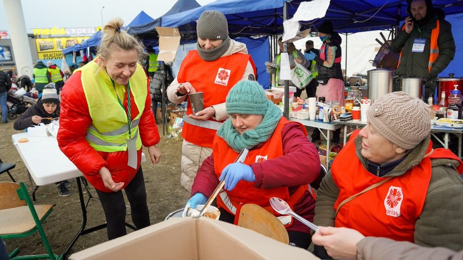 Caritas od początku rosyjskiej inwazji mocno angażuje się w pomoc uchodźcom z Ukrainy /foto. Caritas /