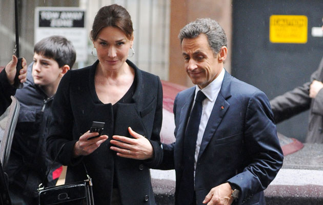 Carla Bruni i Nocolas Sarkozy &nbsp; /Splashnews