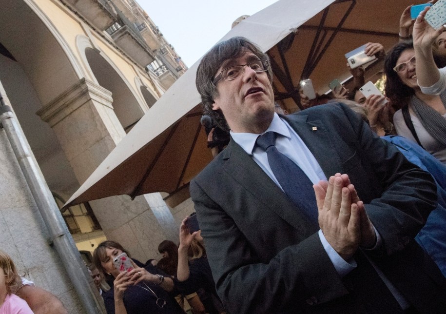 Carles Puigdemont, zdymisjonowany przywódca Katalonii /MARTA PEREZ /PAP/EPA