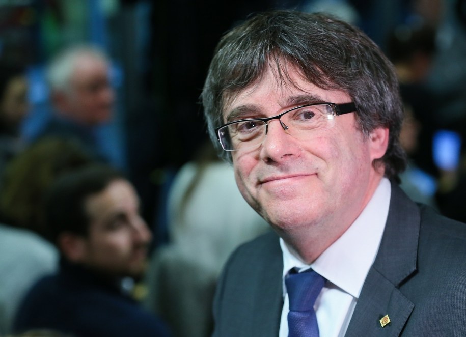 Carles Puigdemont /STEPHANIE LECOCQ  /PAP/EPA