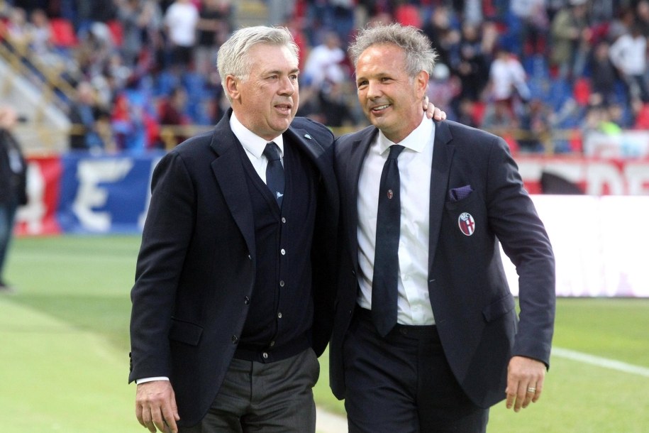 Carlo Ancelotti i Sinisa Mihajlovic /ANSA /PAP/EPA