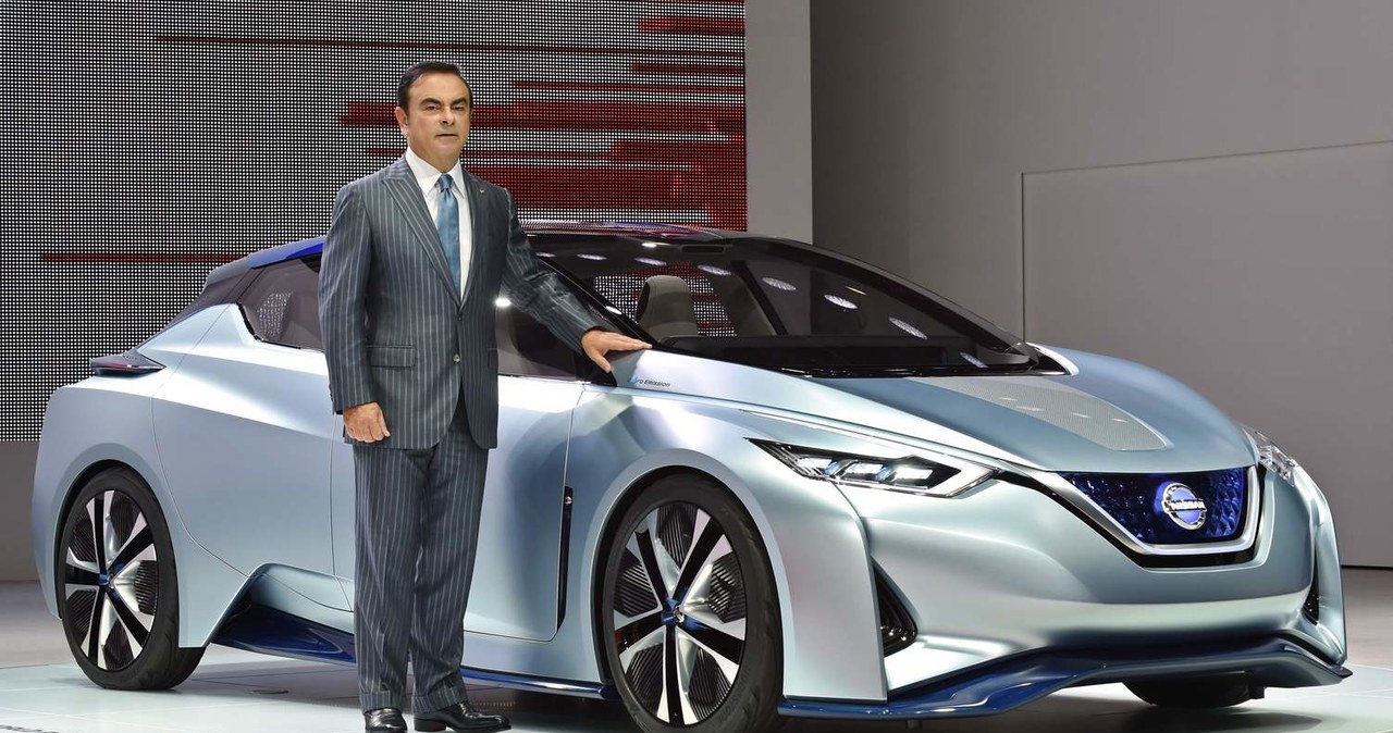 Carlos Ghosn z prototypem Nissan IDS /AFP