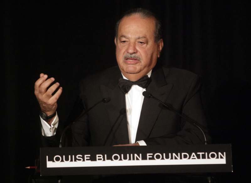 Carlos Slim to nie tylko multimilioner, ale także filantrop /Getty Images/Flash Press Media