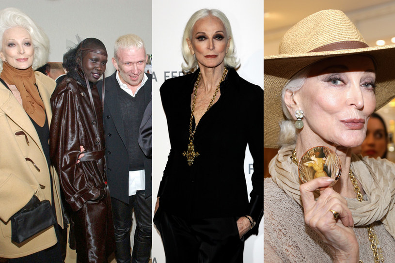 Carmen jest najstarszą, ale też jedną z najpiękniejszych muz Gaultier, fot.  Vittorio Zunino Celotto / Staff /  Vittorio Zunino Celotto / Staff / Anna Webber / Stringer /Getty Images