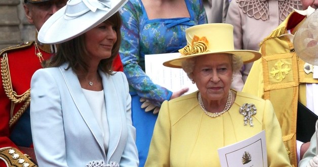 Carole z Królową Elżbietą II /- /Getty Images