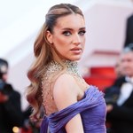 Caroline Derpieński na czerwonym dywanie. Polka przyciągnęła uwagę w Cannes