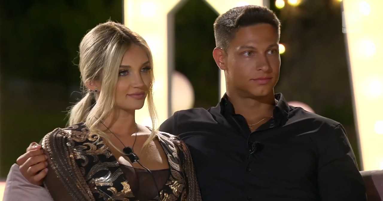 Caroline i Mateusz w finale "Love Island. Wyspa Miłości" /Polsat /Polsat