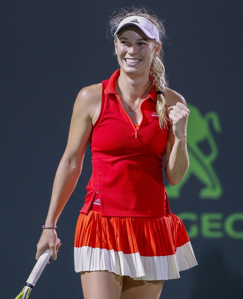 Turniej WTA w Miami. Caroline Wozniacki i Johanna Konta w wielkim