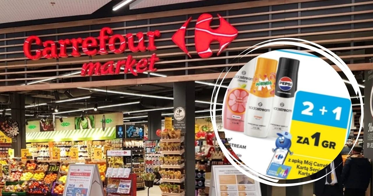 Carrefour Market szaleje z cenami. SodaStream, kawa i sery w akcji 2+1 /Carrefour Polska /INTERIA.PL