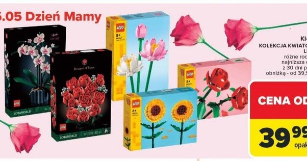 Carrefour przecenia kwiaty… z klocków LEGO! Idealny prezent dla mamy /Carrefour Polska /INTERIA.PL