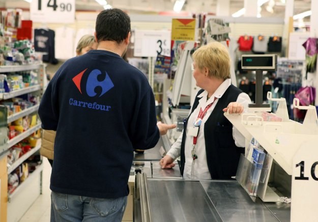 Carrefour to największy prywatny pracodawca w Europie i siódmy na świecie /AFP