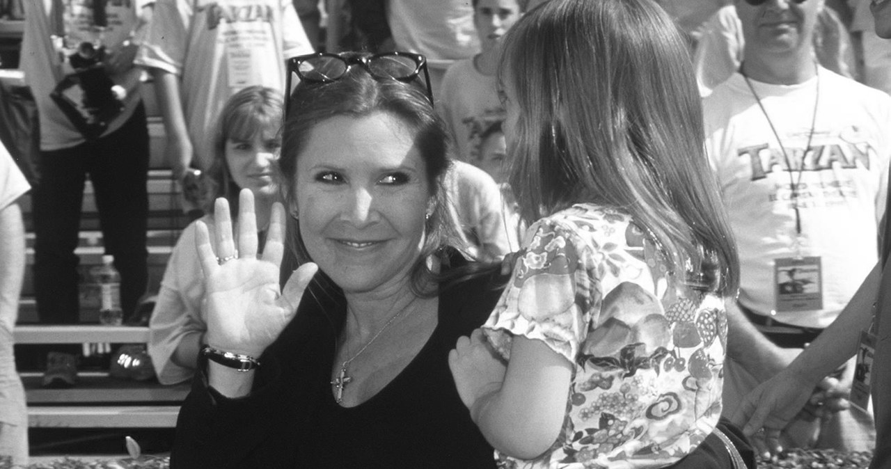 Carrie Fisher z córką, 1999 rok /Brenda Chase /Getty Images