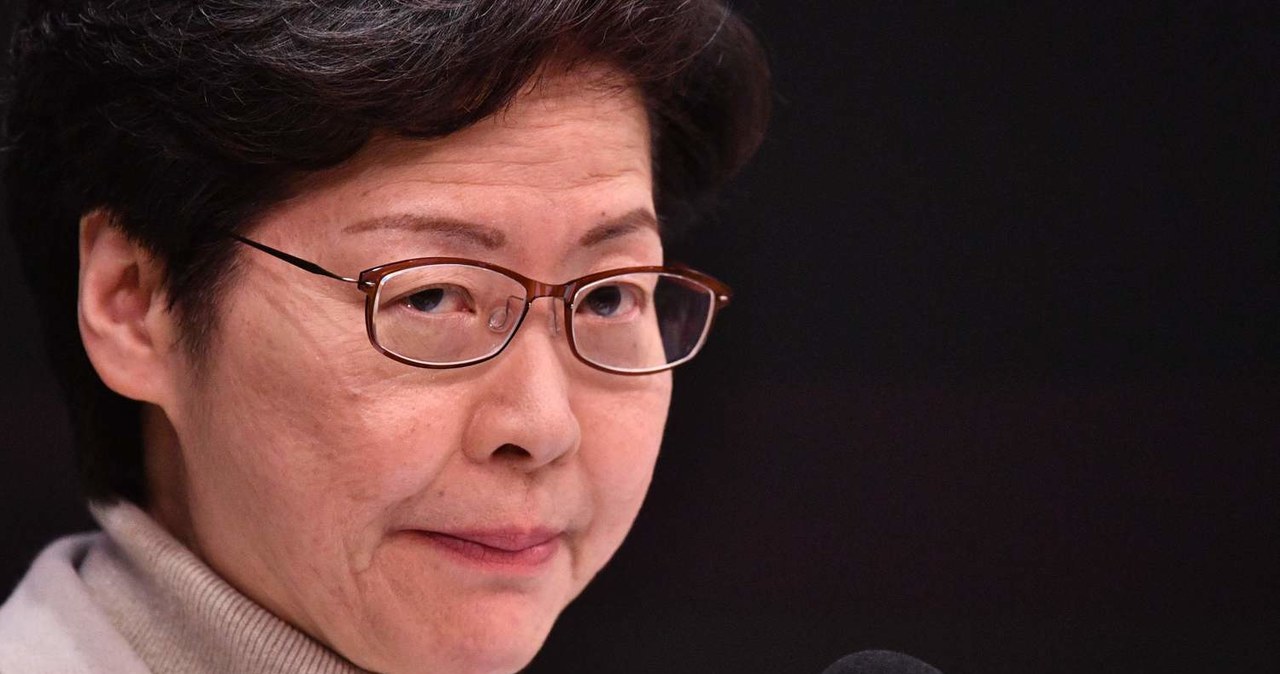 Carrie Lam, szefowa administracji regionu Hongkong /AFP