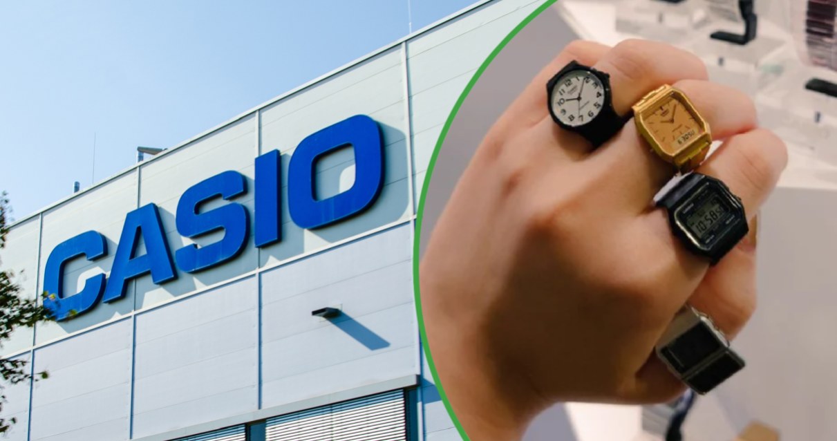 Casio wypuszcza kolekcję minizegarów na palec. Będzie sprzedażowy hit? /Twitter: Casio @CASIOJapan /123RF/PICSEL
