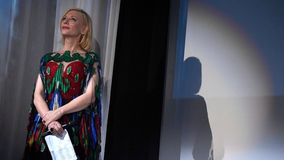 Cate Blanchett podczas ceremonii rozdania nagród /CLAUDIO ONORATI    /PAP/EPA