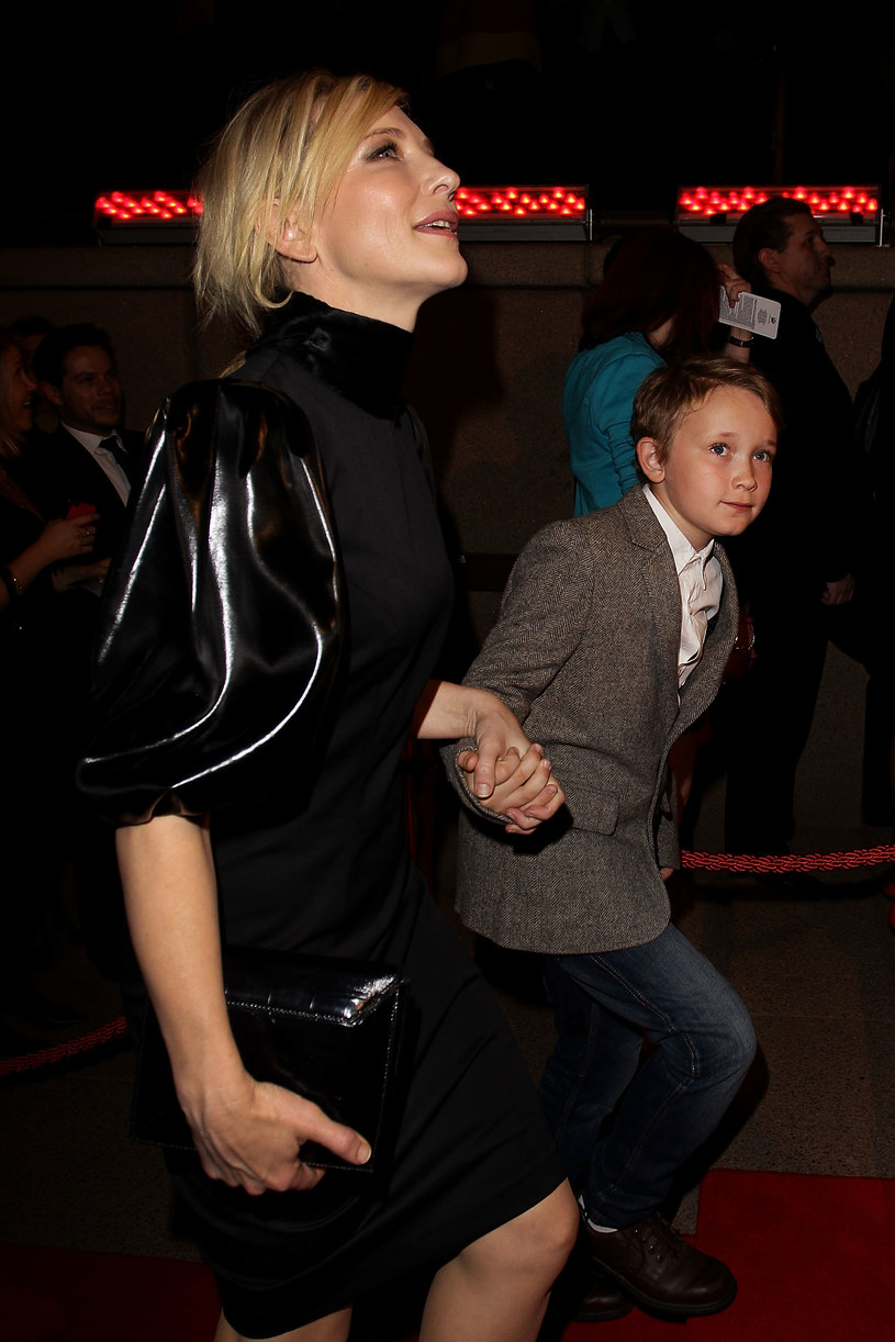 Cate Blanchett z synem Romanem /Lisa Maree Williams /Getty Images