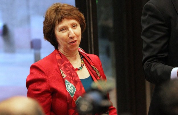 Catherine Ashton /OLIVIER HOSLET /PAP/EPA