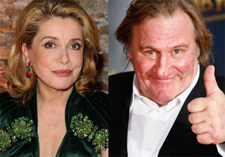 Catherine Deneuve i Gerard Depardieu to już legendy światowego kina /Getty Images/Flash Press Media