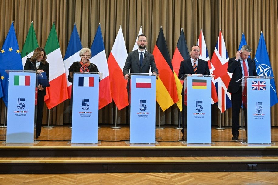 Catherine Vautrin, Isabella Rauti, Władysław Kosiniak-Kamysz, Boris Pistorius, Luke Pollard /Art Service /PAP