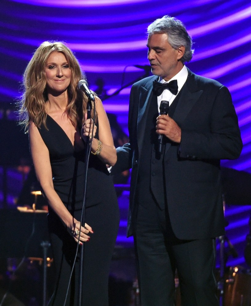 Celine Dion i Andrea Bocelli /Ethan Miller /Getty Images