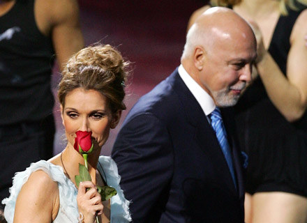 Celine Dion z mężem - fot. Ethan Miller /Getty Images/Flash Press Media