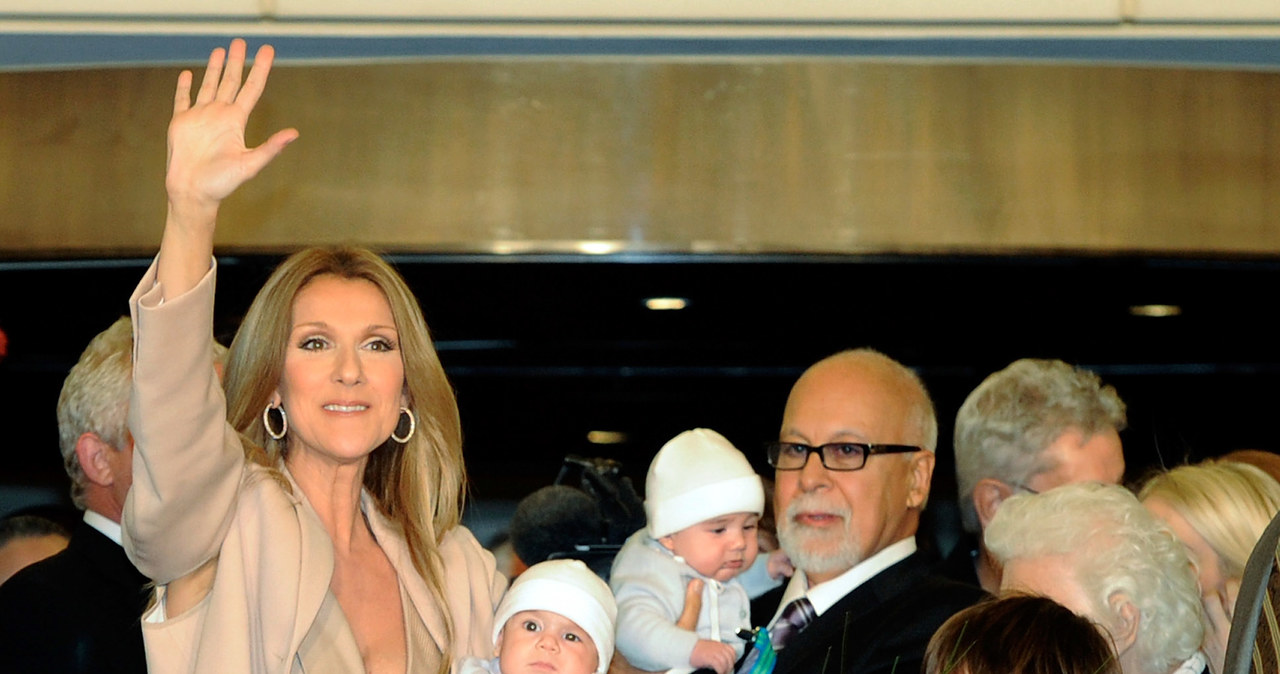 Celine Dion z mężem i dziećmi /Ethan Miller /Getty Images