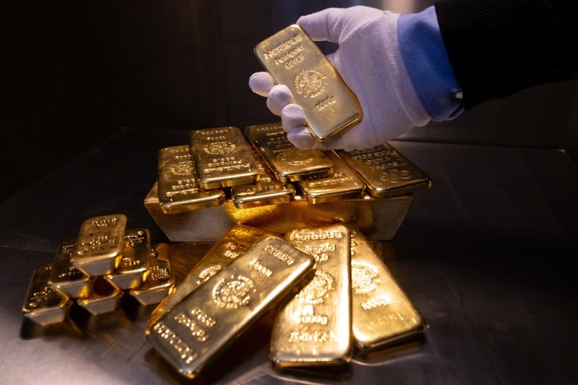 Cena złota w kontraktach terminowych osiągnęła najwyższy poziom od prawie trzech miesięcy /SVEN HOPPE / DPA / dpa Picture-Alliance via AFP /AFP