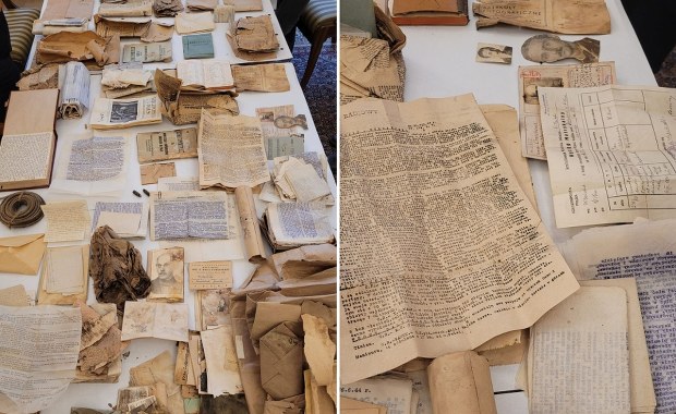 Cenne dokumenty znalezione pod podłogą zabytkowej kamienicy w Warszawie
