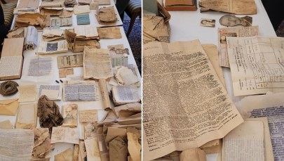 Cenne dokumenty znalezione pod podłogą zabytkowej kamienicy w Warszawie