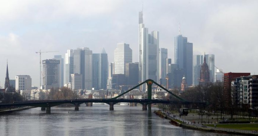 Centrum finansowe Frankfurtu nad Menem jest porównywane przez miejscowych z nowojorskim Manhattanem /Deutsche Welle