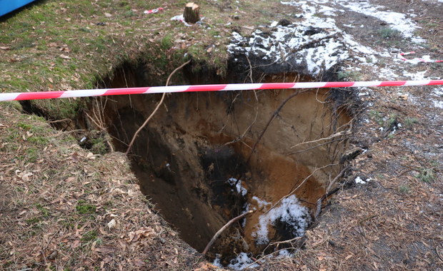 "Centrum geozagrożeń" pokaże, gdzie w Trzebini zapadła się ziemia