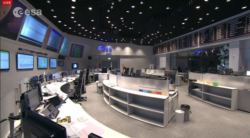 Centrum Kontroli lotów ESA /materiały prasowe
