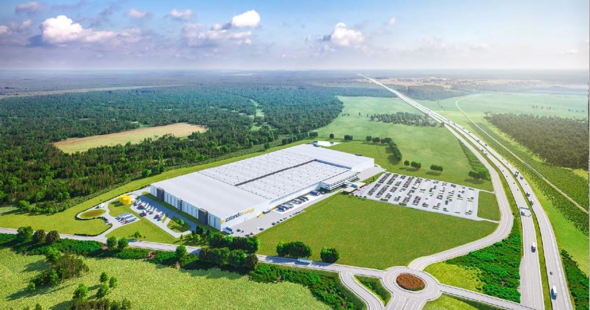 Centrum Zalando w Olsztynku (wizualizacja) /Informacja prasowa
