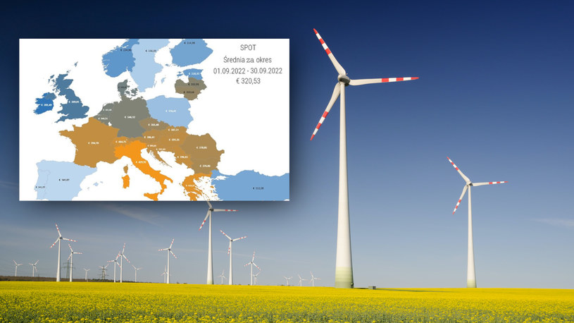 Ceny energii na rynku spot w Europie gwałtownie spadły. Eksperci oceniają, że jest to związane z większą produkcją z odnawialnych źródeł /Unsplash