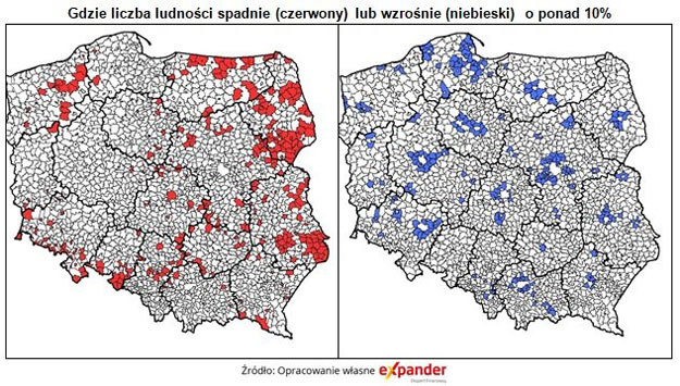 Ceny mieszkań w gminach które będą się wyludniać musza spadać /Informacja prasowa