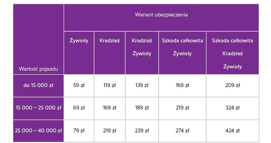 Ceny obowiązujące przy zakupie przez telefon lub internet /materiały promocyjne