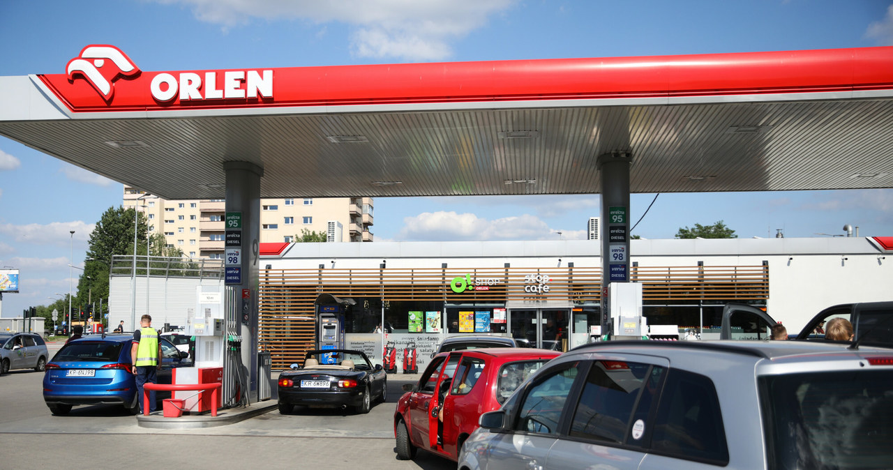 Ceny paliw na stacji PKN Orlen. /ANDRZEJ BANAS/POLSKA PRESS /East News