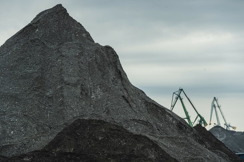 Ceny węgla przestały spadać. Na zdjęciu - węgiel w porcie w Gdańsku / Karol Makurat/REPORTER  //Reporter